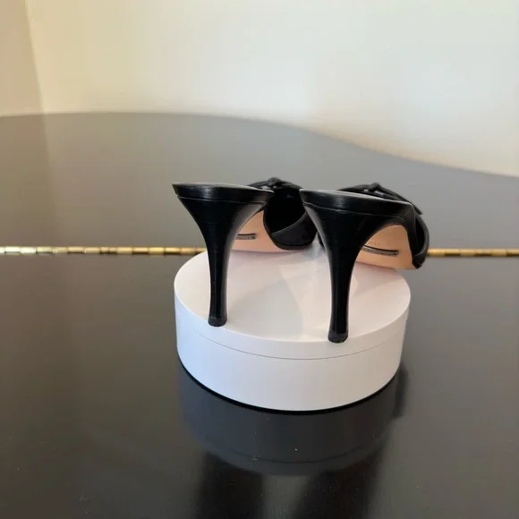 Authentic Vintage Retro Rare Luxury Gucci Black GG Canvas Mule Pumps/Shoes - Picture 3 of 17